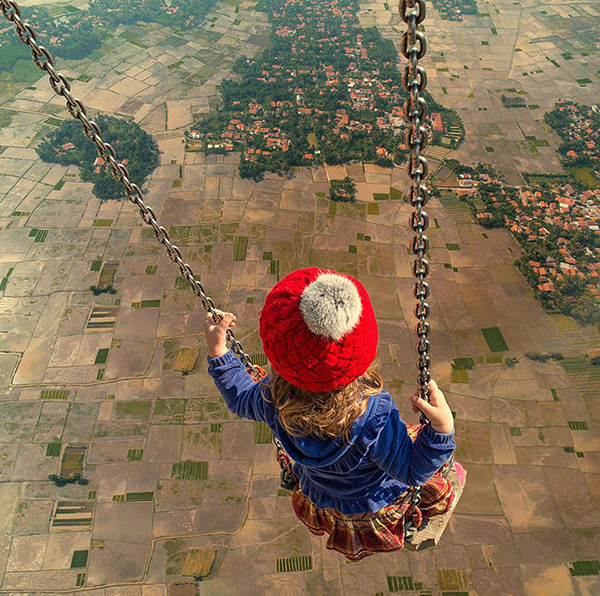 Swinging above the world